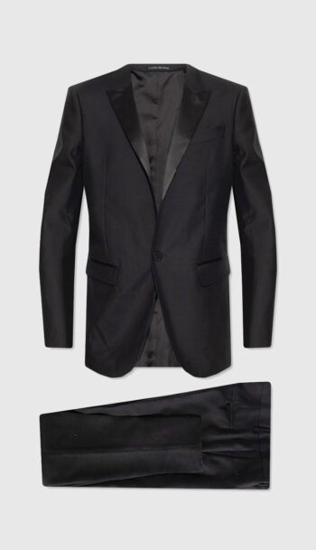 Black Wool Suit
