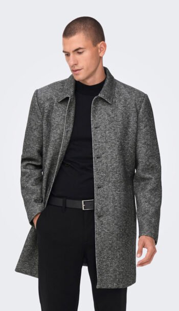 Grey Wool Coat