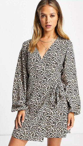 Animal Pattern Dress