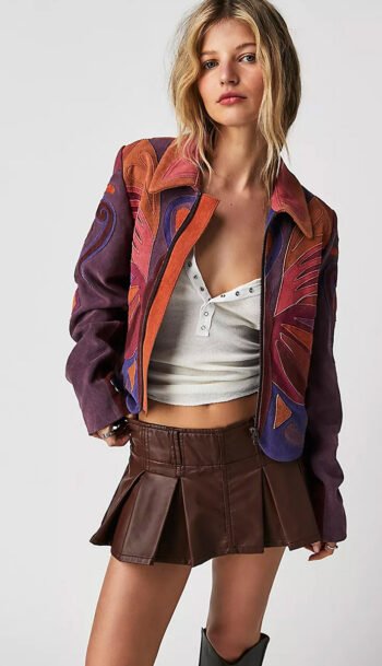 Creative Handmade Leather Jacket